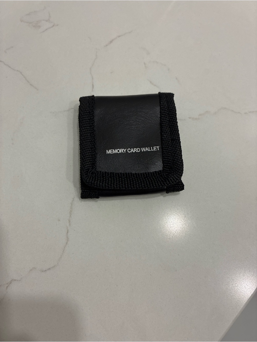 Memory card wallet for camera